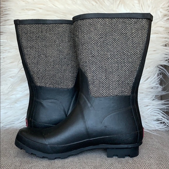 chooka herringbone rain boots